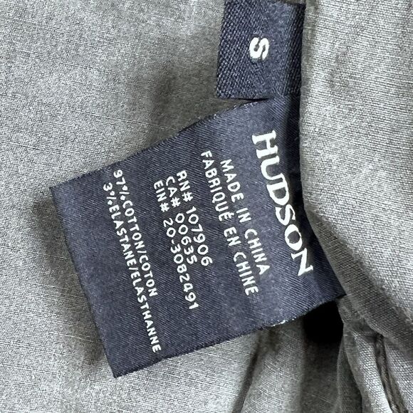 Hudson Jacket Womens Size Small Green Puffy Bomber Jacket Zipper Pockets - Picture 11 of 11